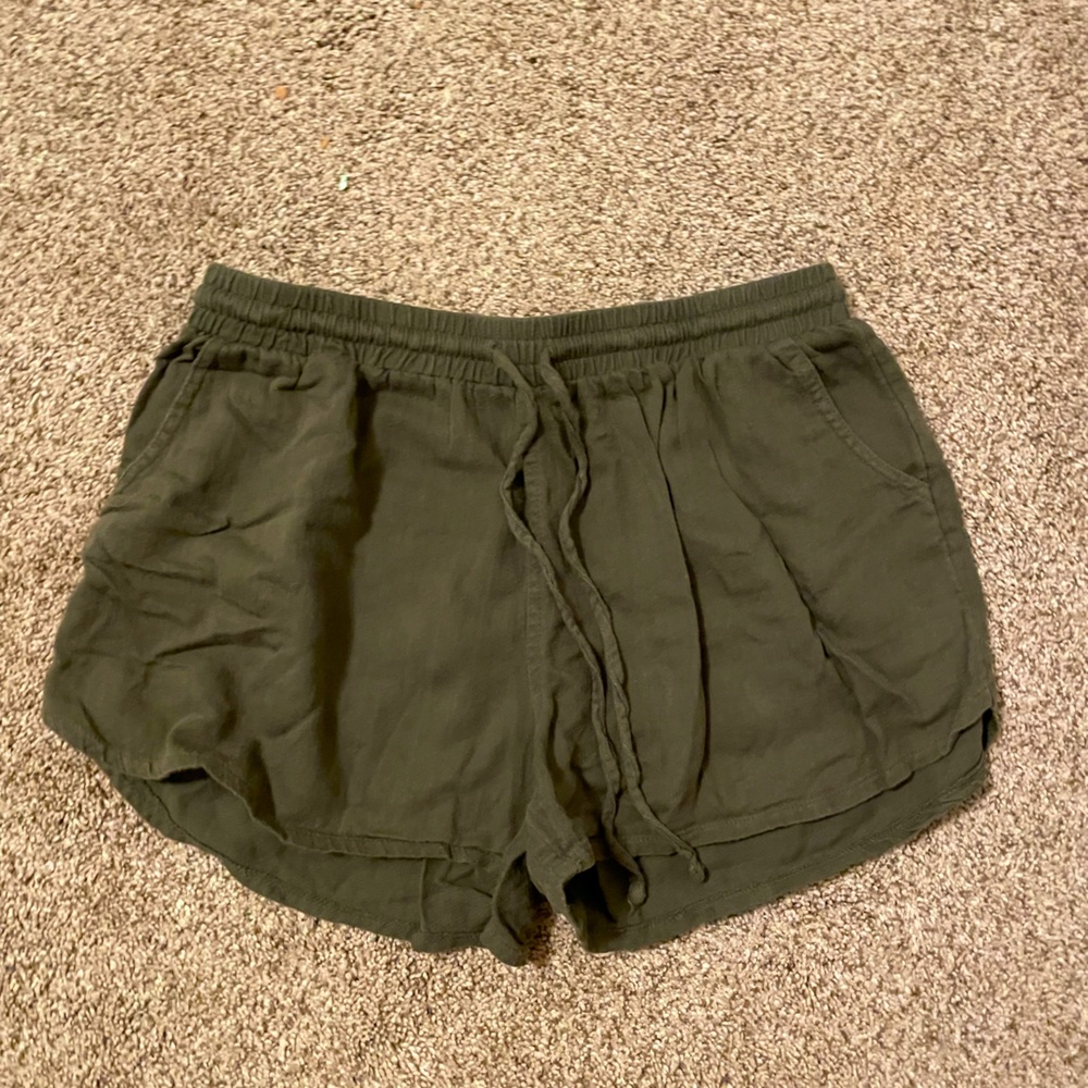 Casual, green shorts